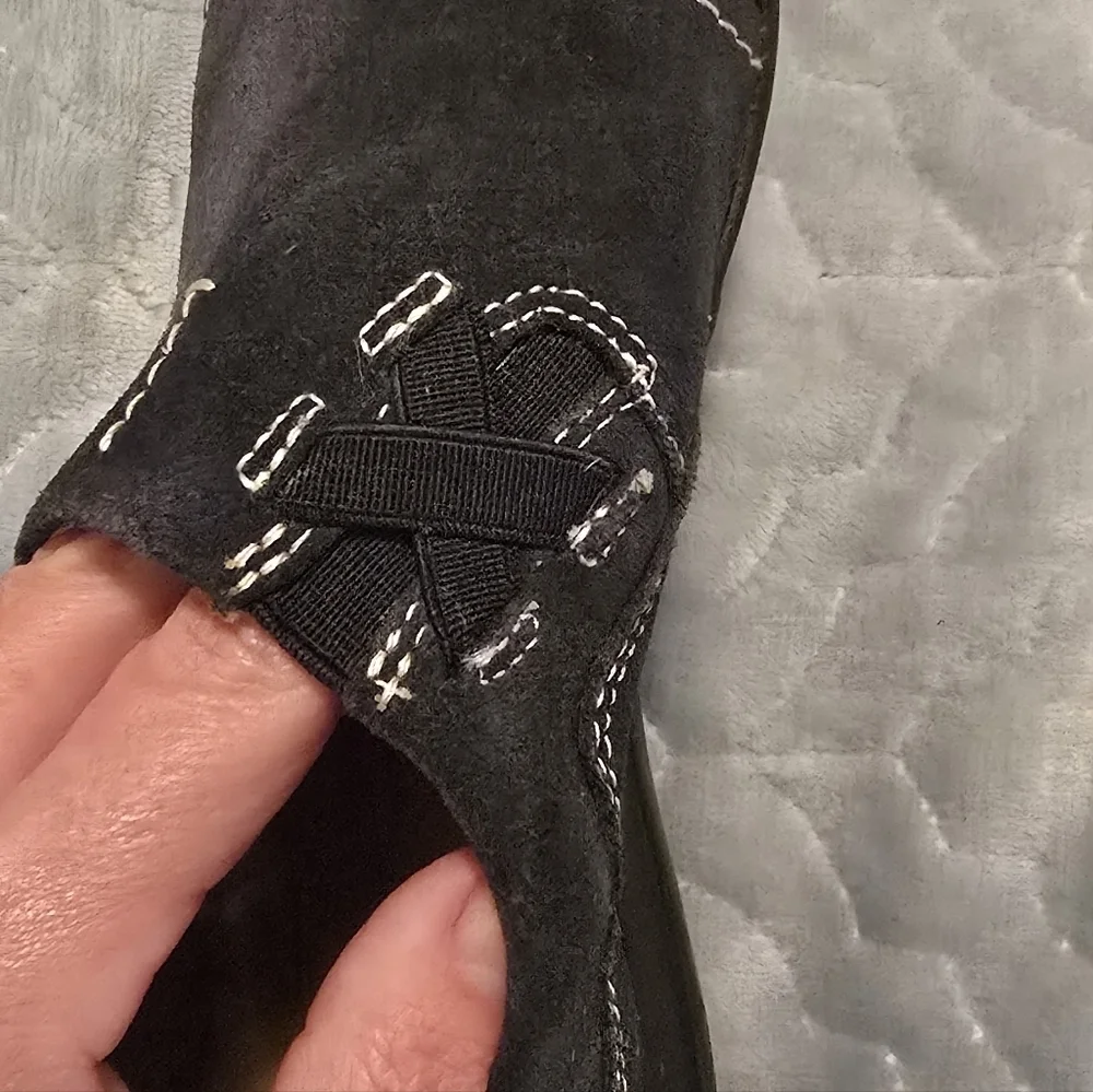 Naturalizer Women's Blue Suede Slip-on Shoes, Size 8 (#11) - Picture 9 of 10